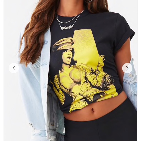 Forever 21 Tops - Cardi B Graphic Tee